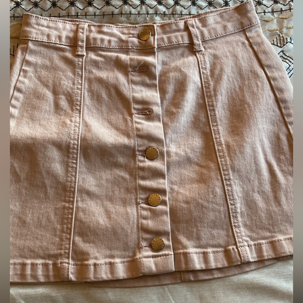 Forever 21 Jean button skirt